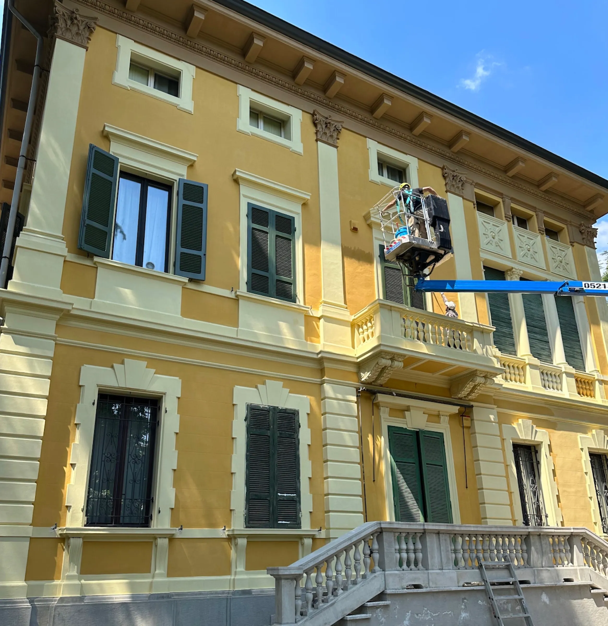 Villa d'epoca in Viale Montegrappa dopo il restauro